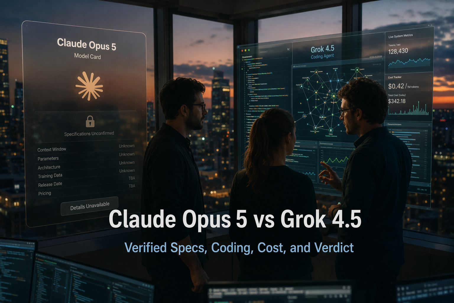 Claude Opus 5 vs Grok 4.5: Verified Specs, Coding, Cost, and Verdict