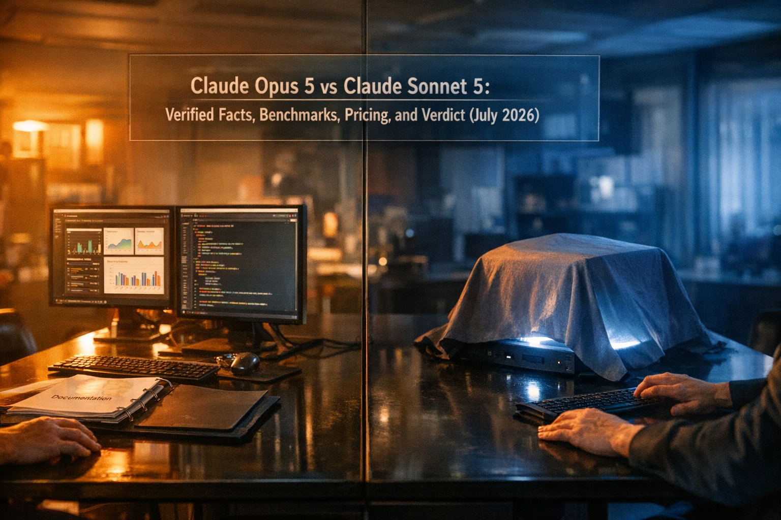 Claude Opus 5 vs Claude Sonnet 5: Verified Facts, Benchmarks, Pricing, and Verdict (July 2026)