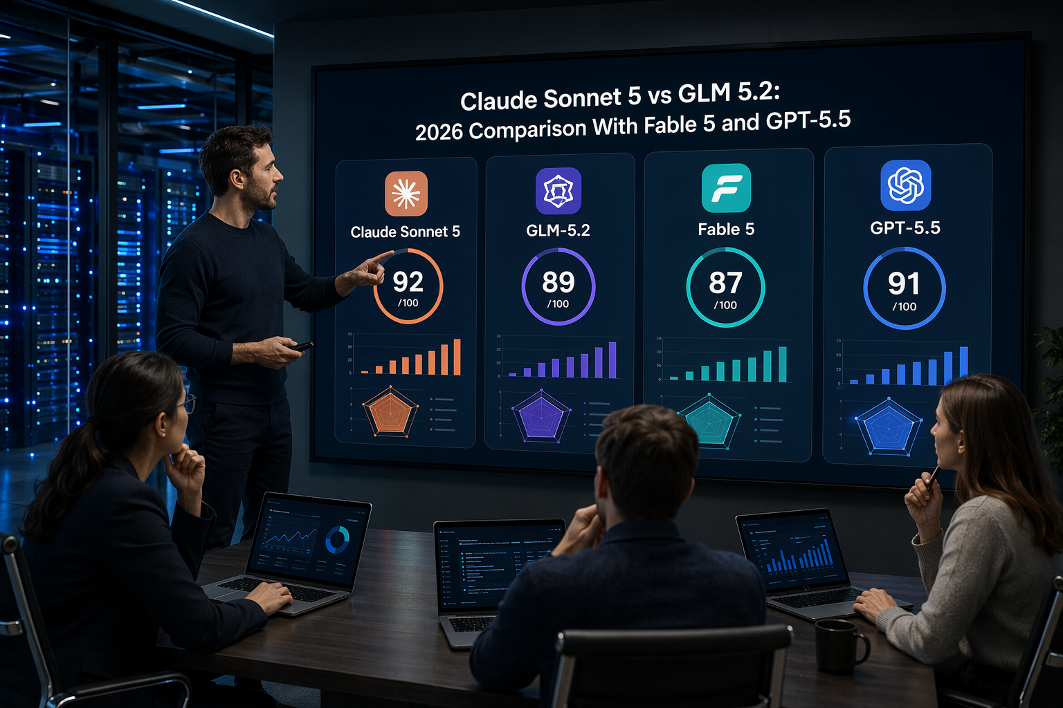 Claude Sonnet 5 vs GLM 5.2: 2026 Comparison With Fable 5 and GPT-5.5