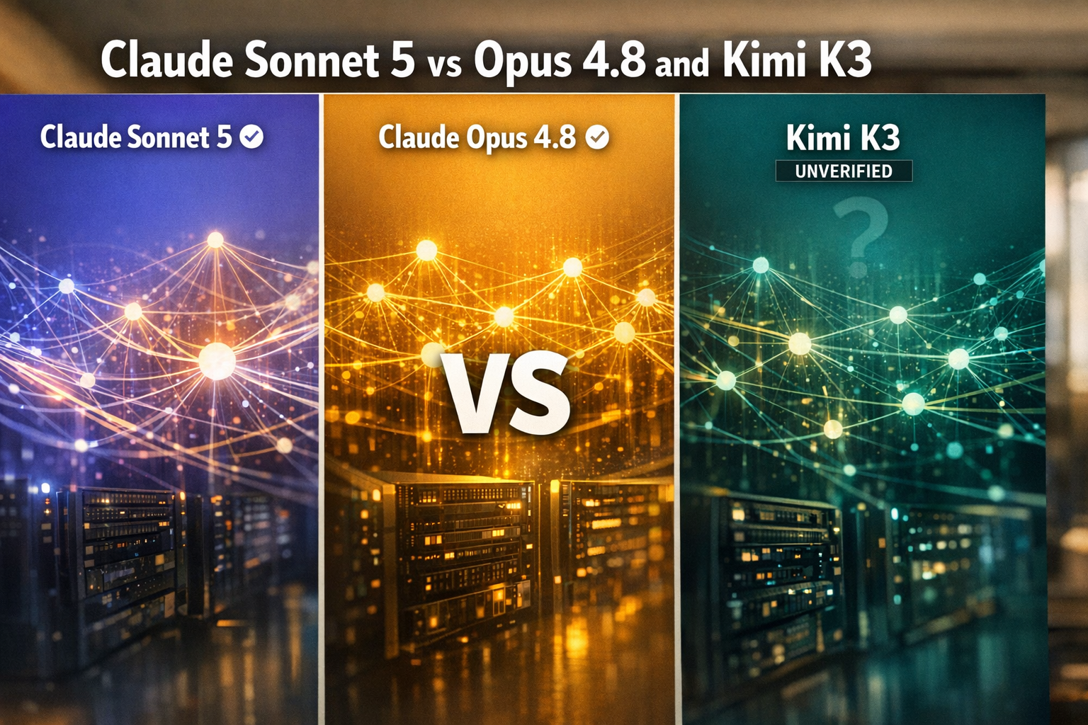 Claude Sonnet 5 vs Opus 4.8 and Kimi K3: Features, Pricing, and Rumors