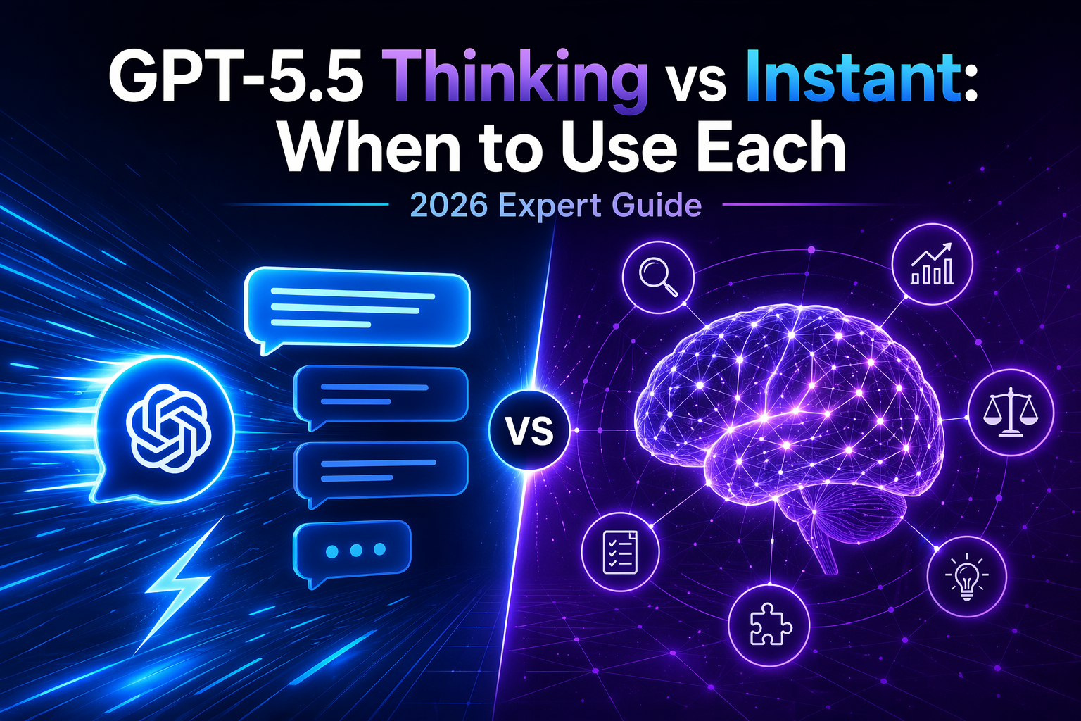 GPT-5.5 Thinking vs Instant: When to Use Each (2026 Expert Guide)