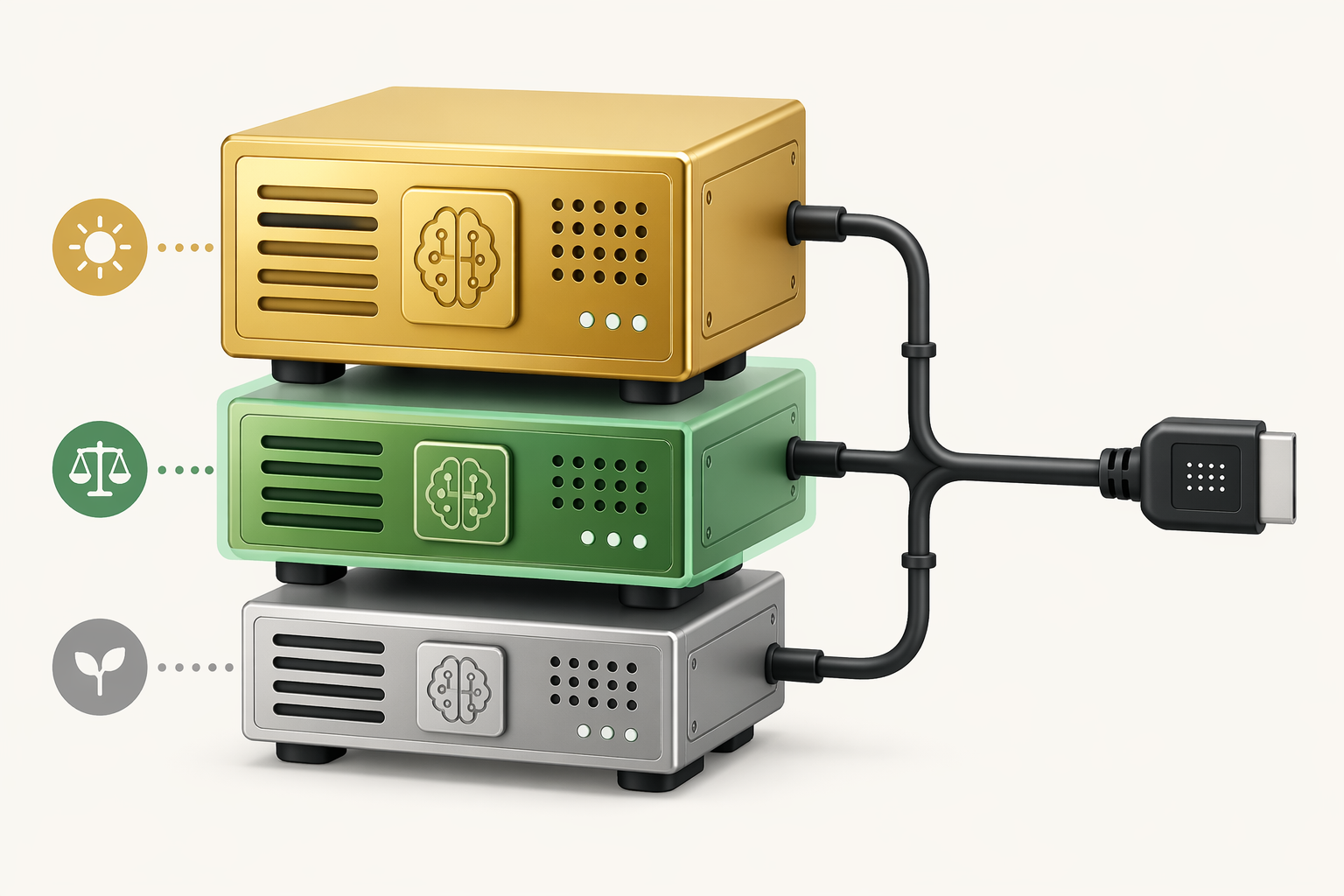 A wide-format triptych infographic showing three glowing glass cards labeled 'GPT-5.6 Luna', 'GPT-5.6 Terra', and 'GPT-5.6