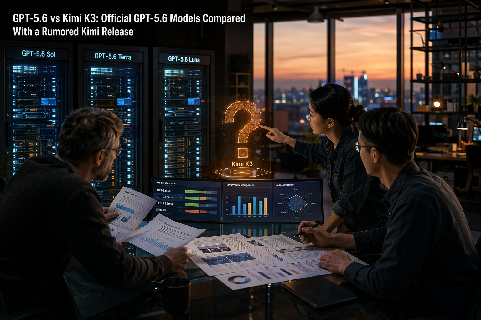GPT-5.6 vs Kimi K3: Official GPT-5.6 Models Compared With a Rumored Kimi Release