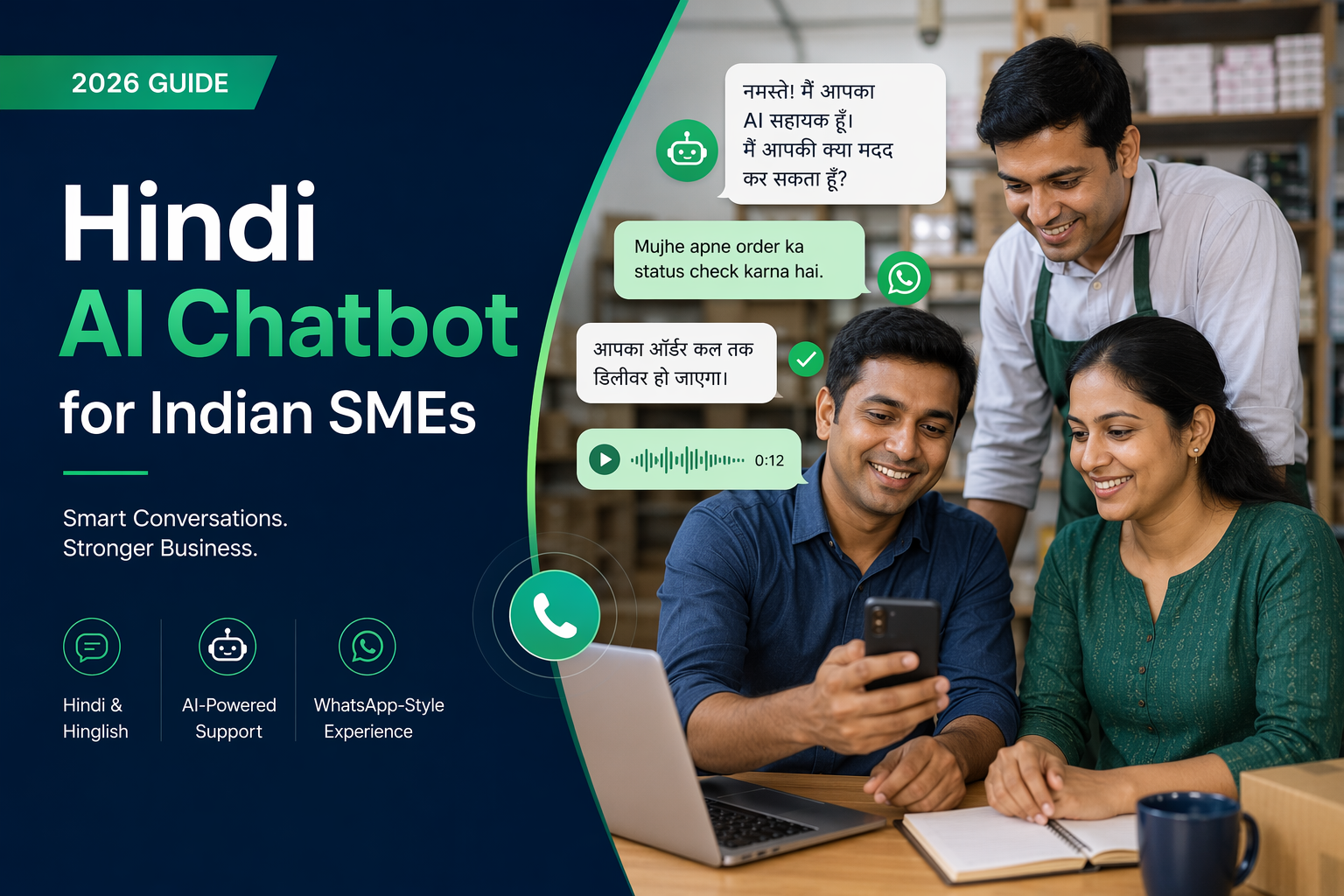 Hindi AI Chatbot for Indian SMEs: WhatsApp & Hinglish Guide 2026