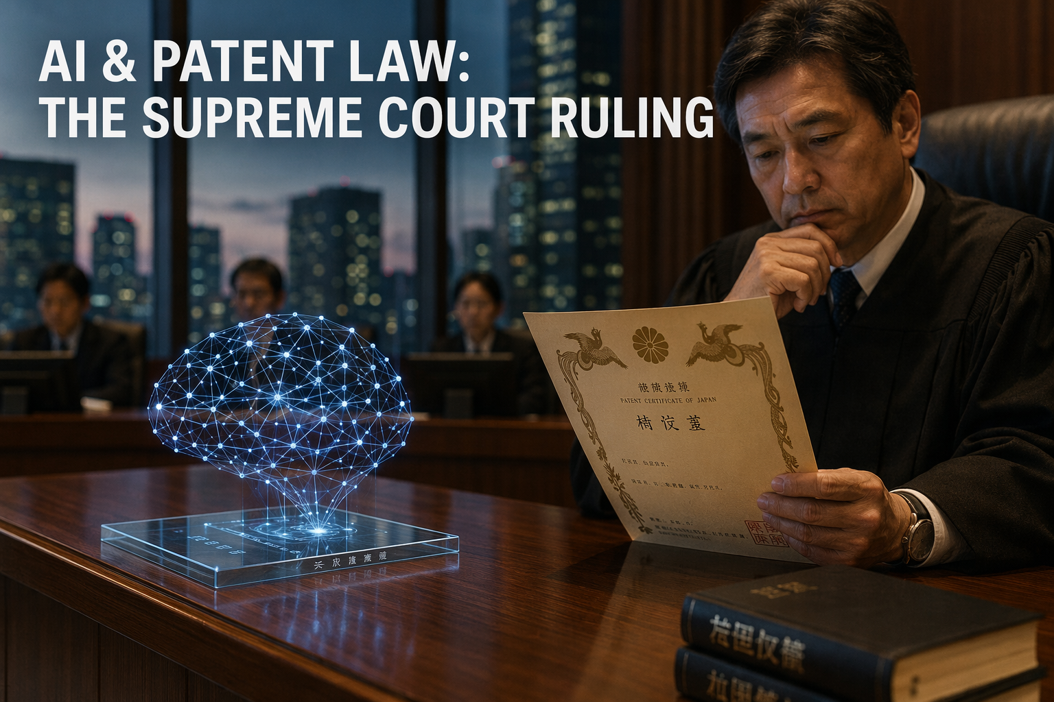 Japan's Supreme Court Rules AI Cannot Be Listed as Patent Inventor