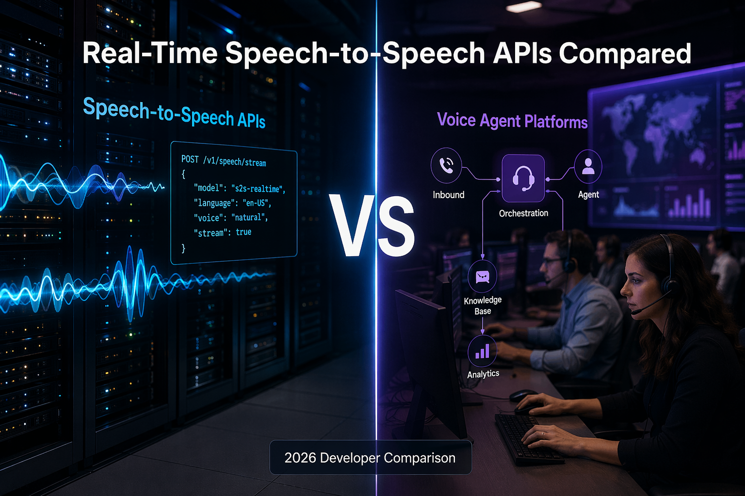 Real-Time Speech-to-Speech APIs Compared: Best Voice Agent APIs in 2026