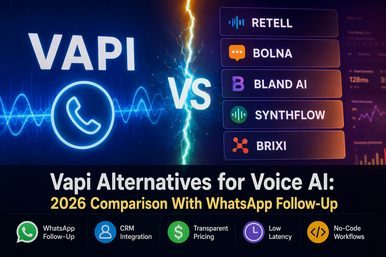 Vapi Alternatives for Voice AI: 2026 Comparison With WhatsApp Follow-Up