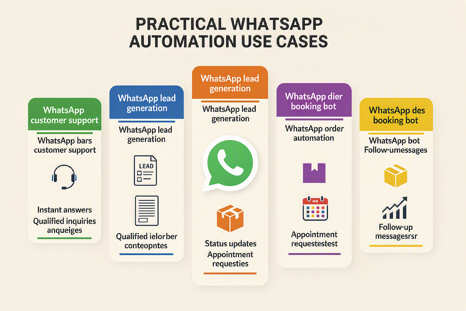 Impact & Implications: WhatsApp Customer Support, Lead Generation, Order Automation, Booking Bots, and Sales Automation
