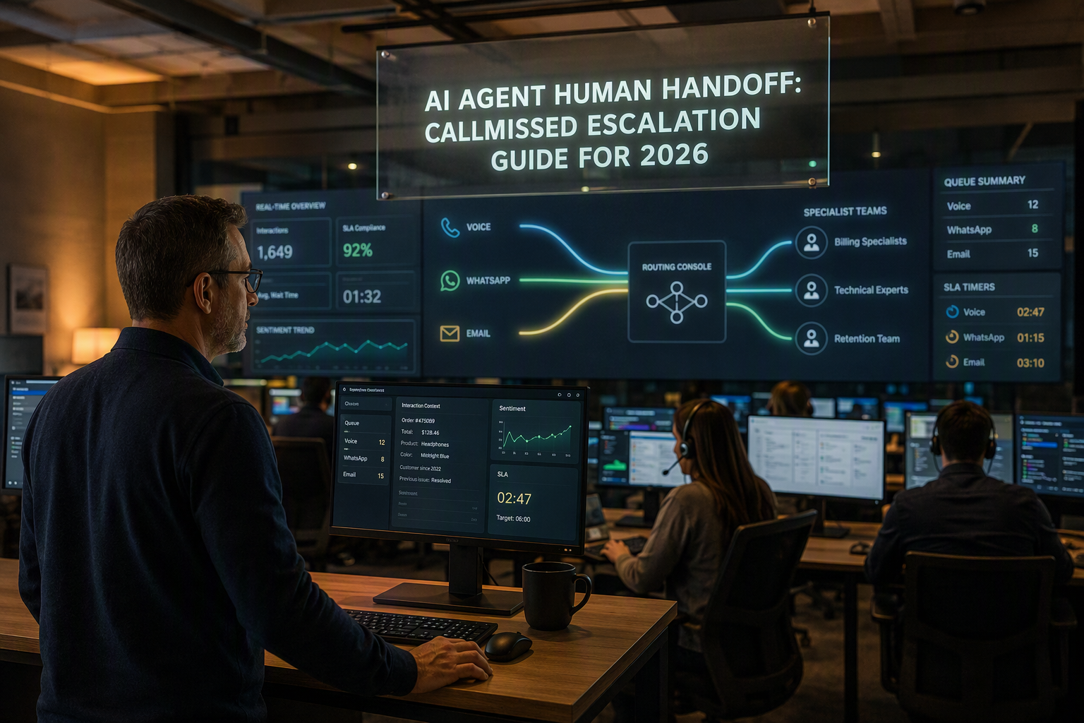 AI Agent Human Handoff: CallMissed Escalation Guide for 2026