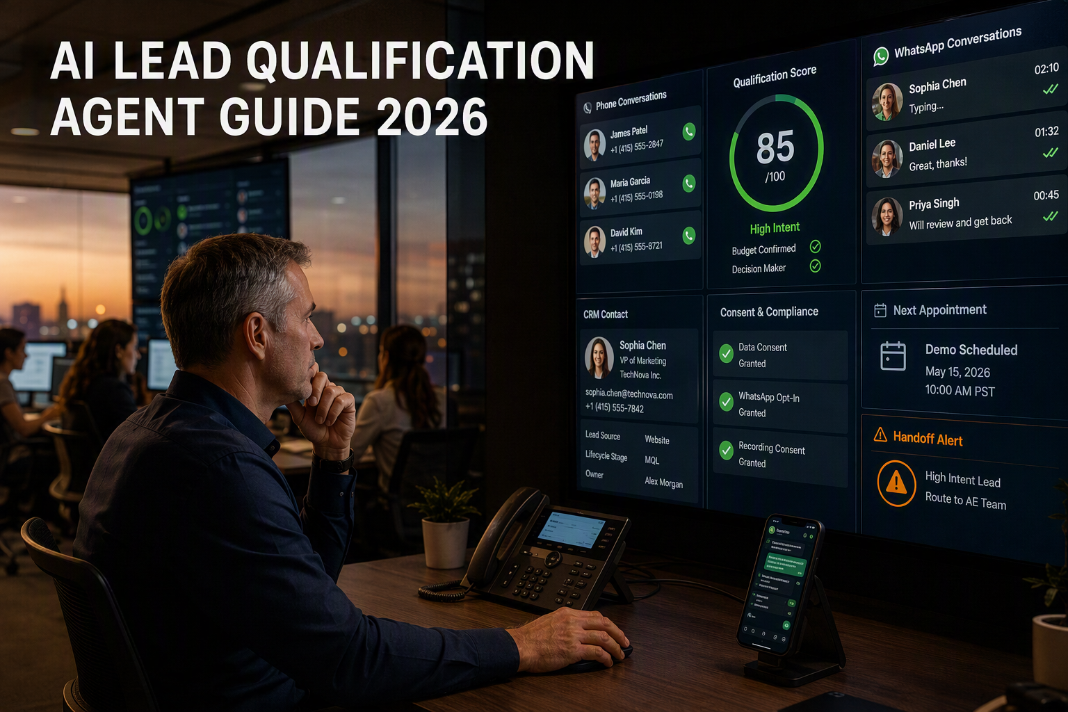 AI Lead Qualification Agent Guide 2026: Phone and WhatsApp Scorecards, Prompts, and Handoffs