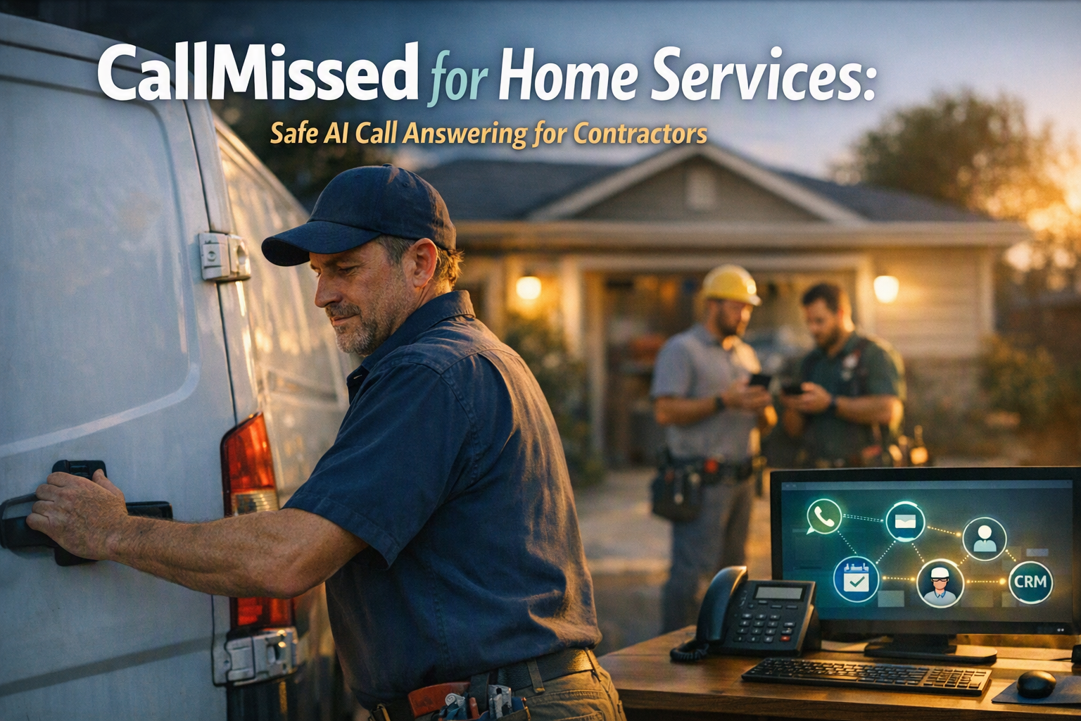 CallMissed for Home Services: Safe AI Call Answering for Contractors