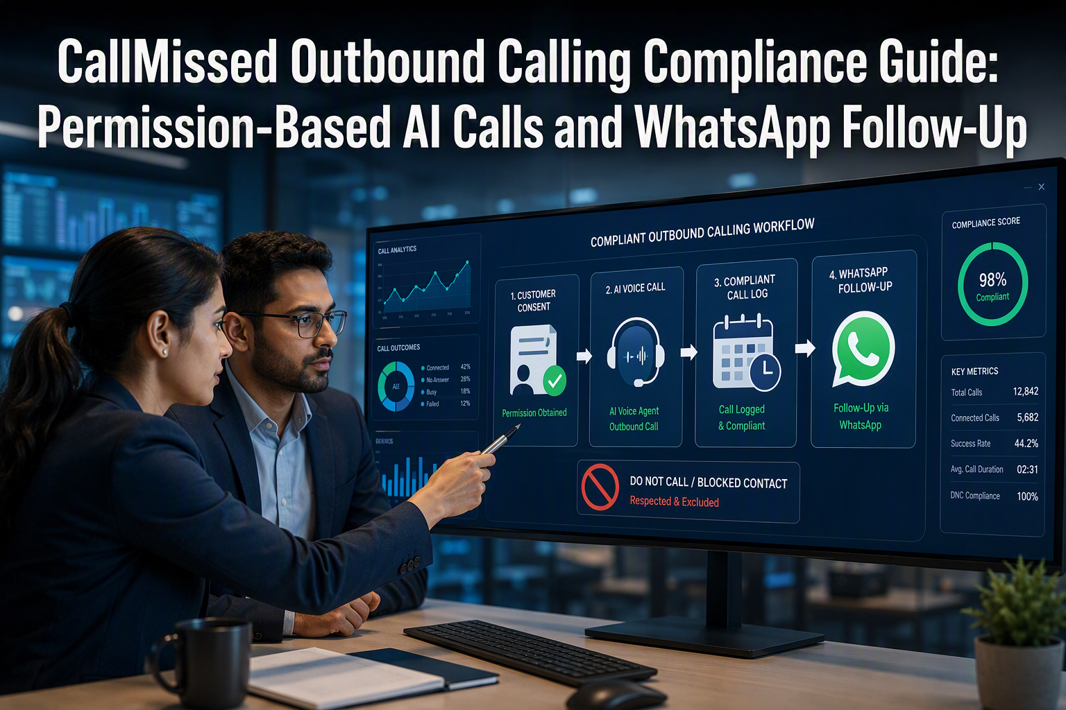 CallMissed Outbound Calling Compliance Guide: Permission-Based AI Calls and WhatsApp Follow-Up