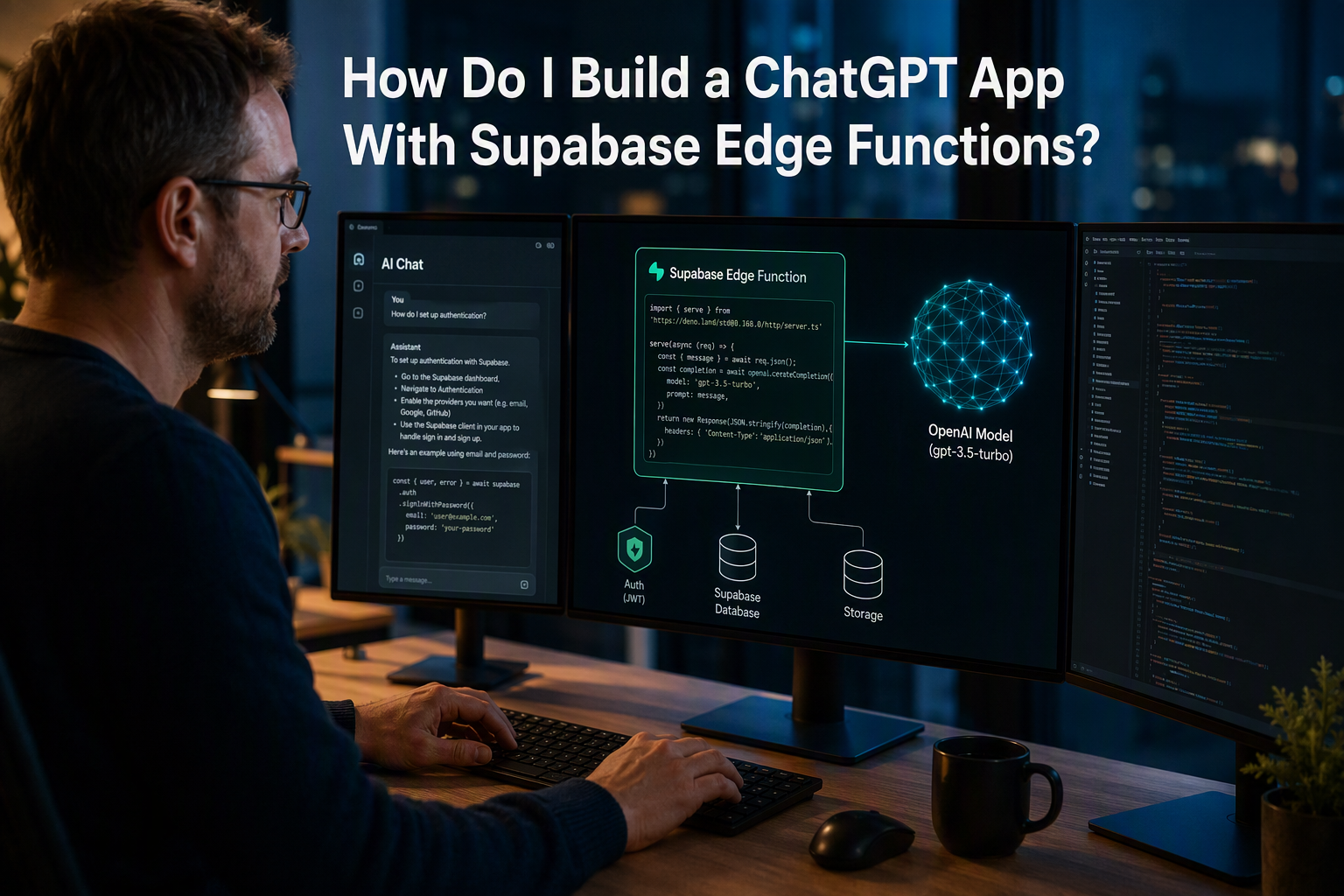 How Do I Build a ChatGPT App With Supabase Edge Functions? Step-by-Step Guide