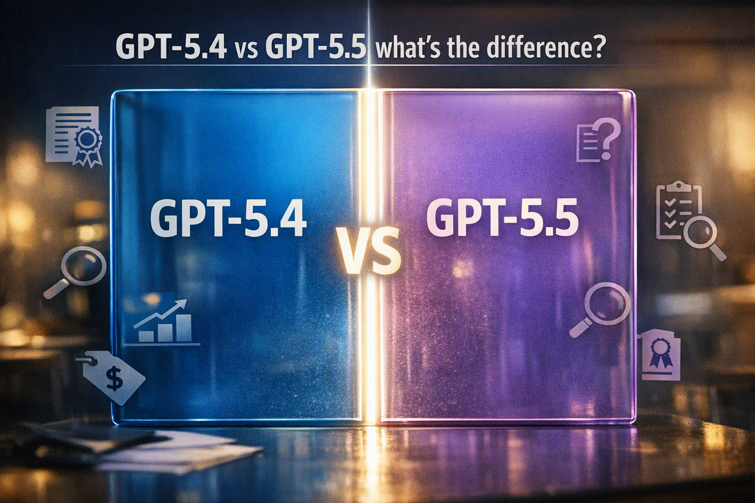 GPT-5.4 مقابل GPT-5.5: ما الفرق؟ مقارنة موثّقة