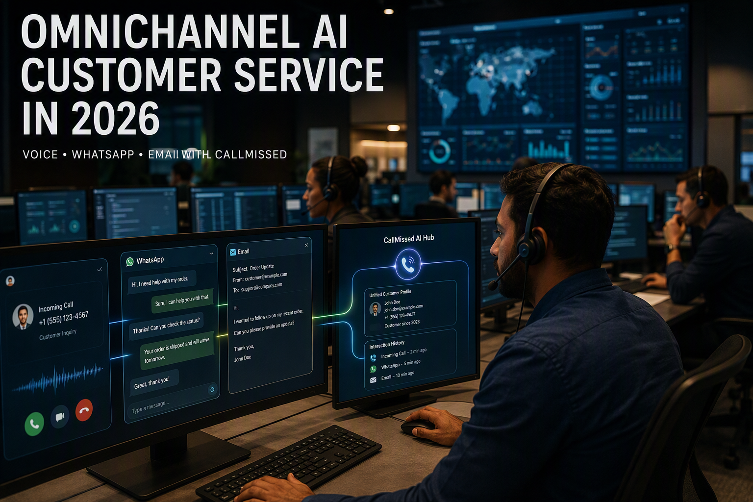 Omnichannel AI Customer Service in 2026: CallMissed Guide to Voice, WhatsApp, and Email