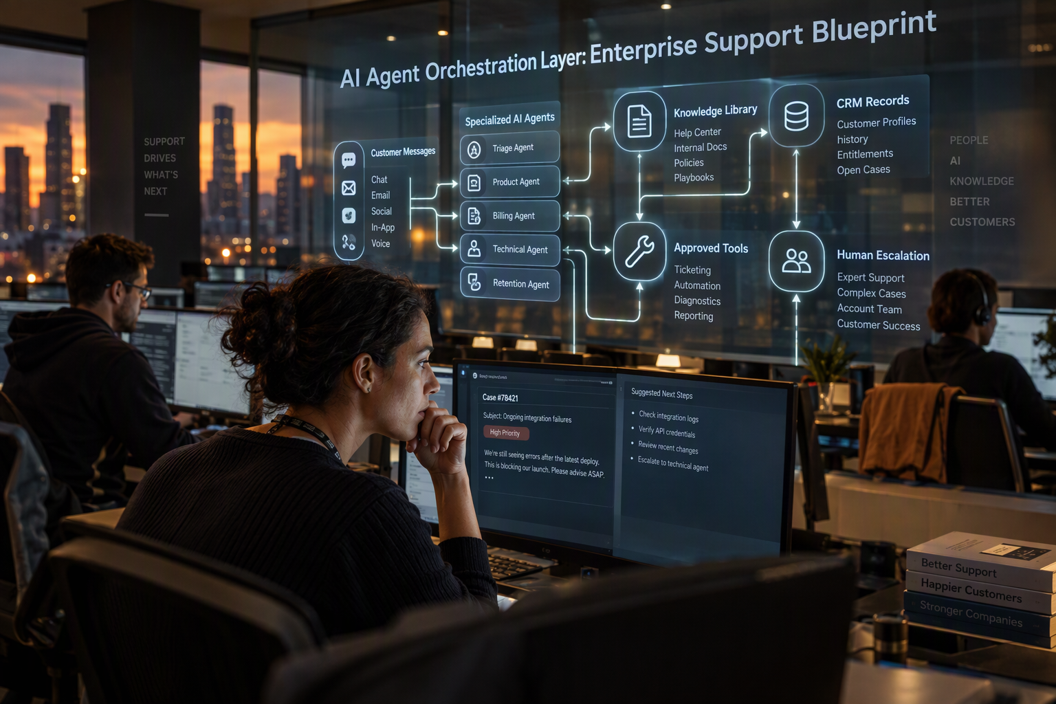 AI Agent Orchestration Layer: Enterprise Support Blueprint
