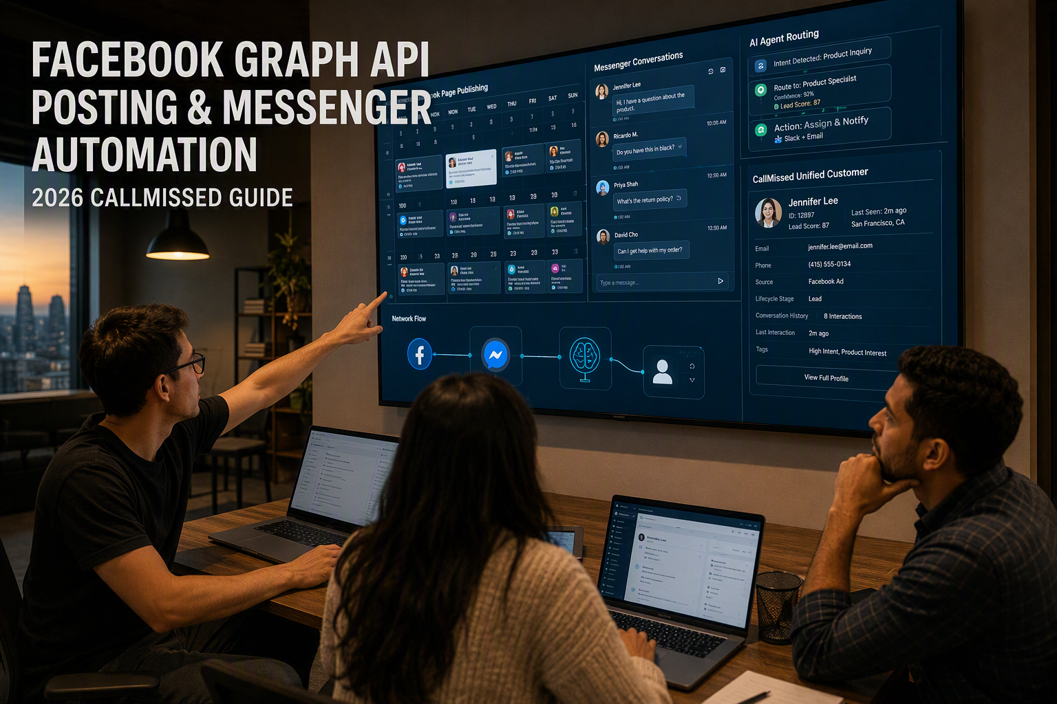 Facebook Graph API Posting & Messenger Automation: 2026 CallMissed Guide