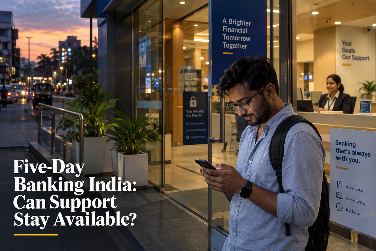 Five-Day Banking India: Can Support Stay Available?