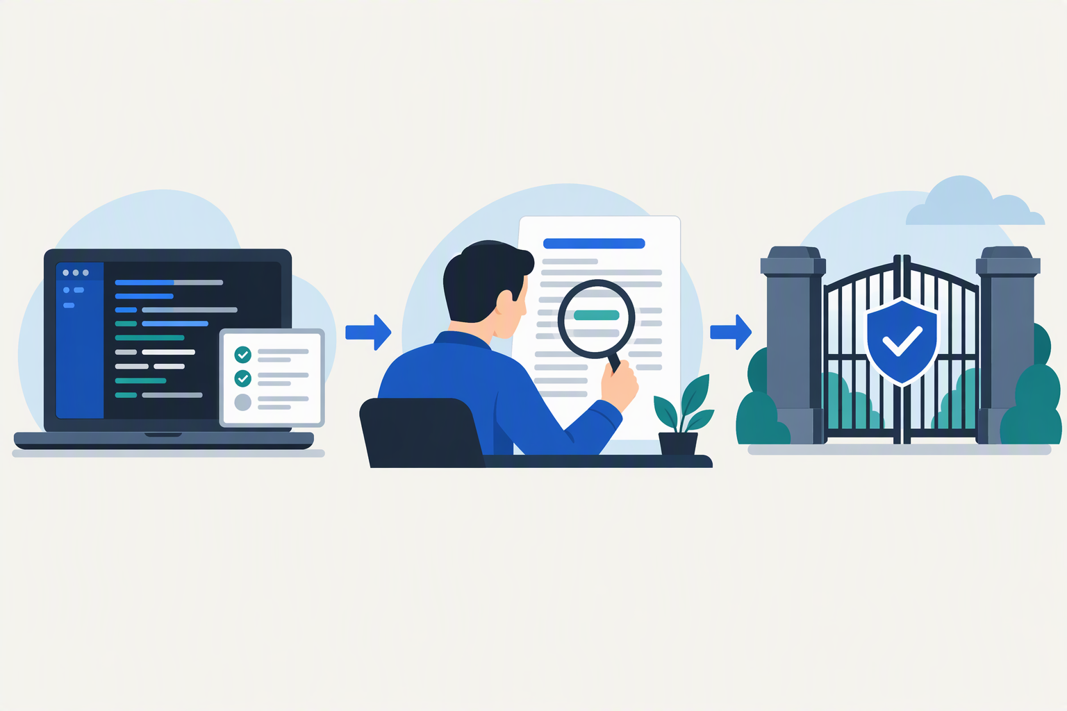 Create a decision-tree infographic titled From launch news to a deployment decision