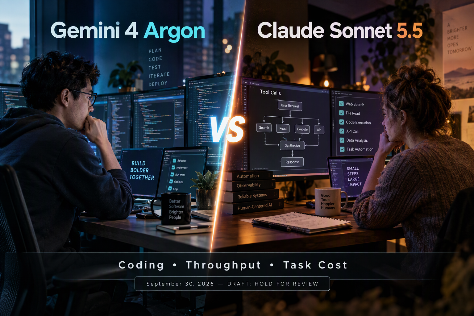 Gemini 4 Argon vs Claude Sonnet 5.5: API Cost Comparison