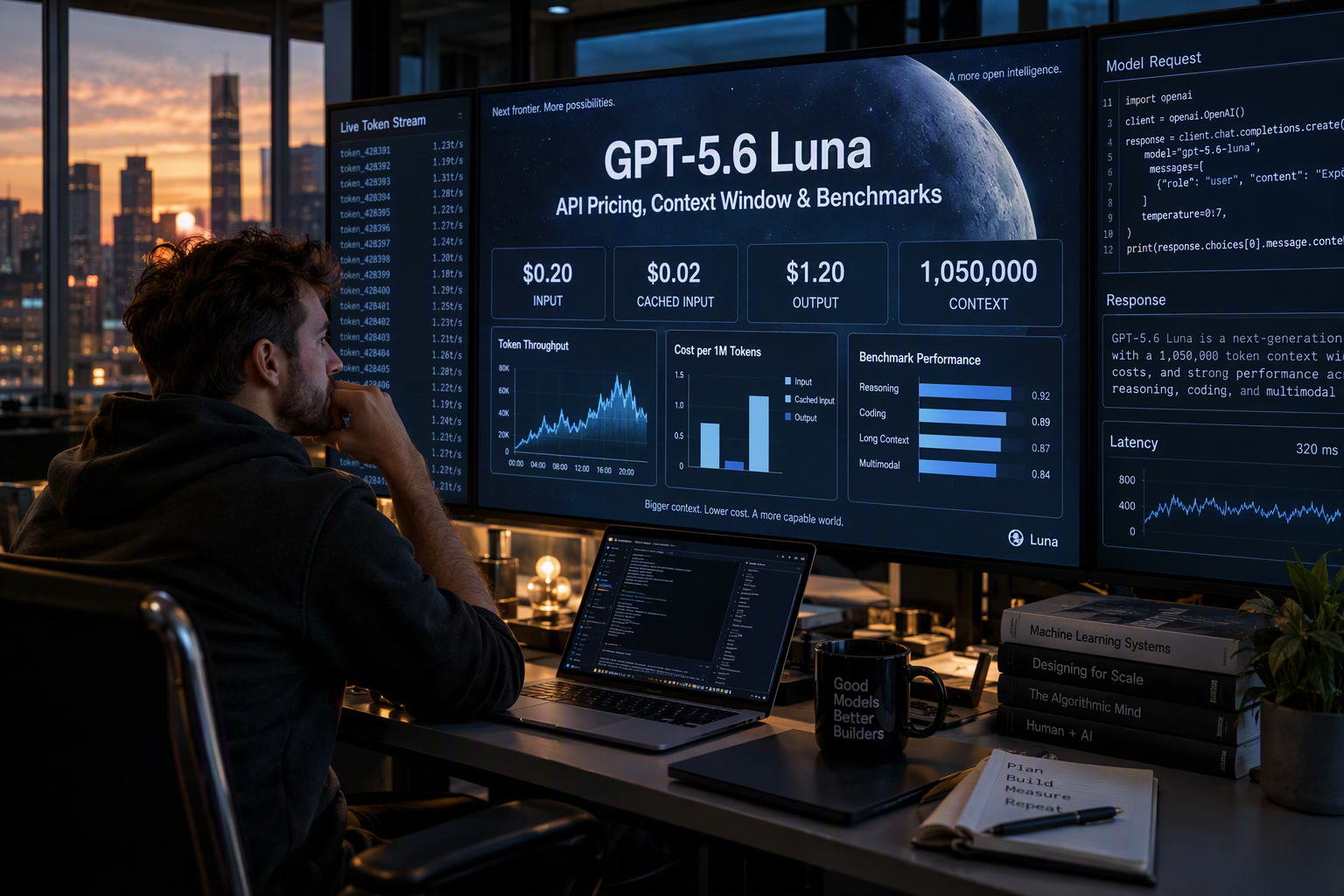 GPT-5.6 Luna API Pricing, Context Window & Benchmarks