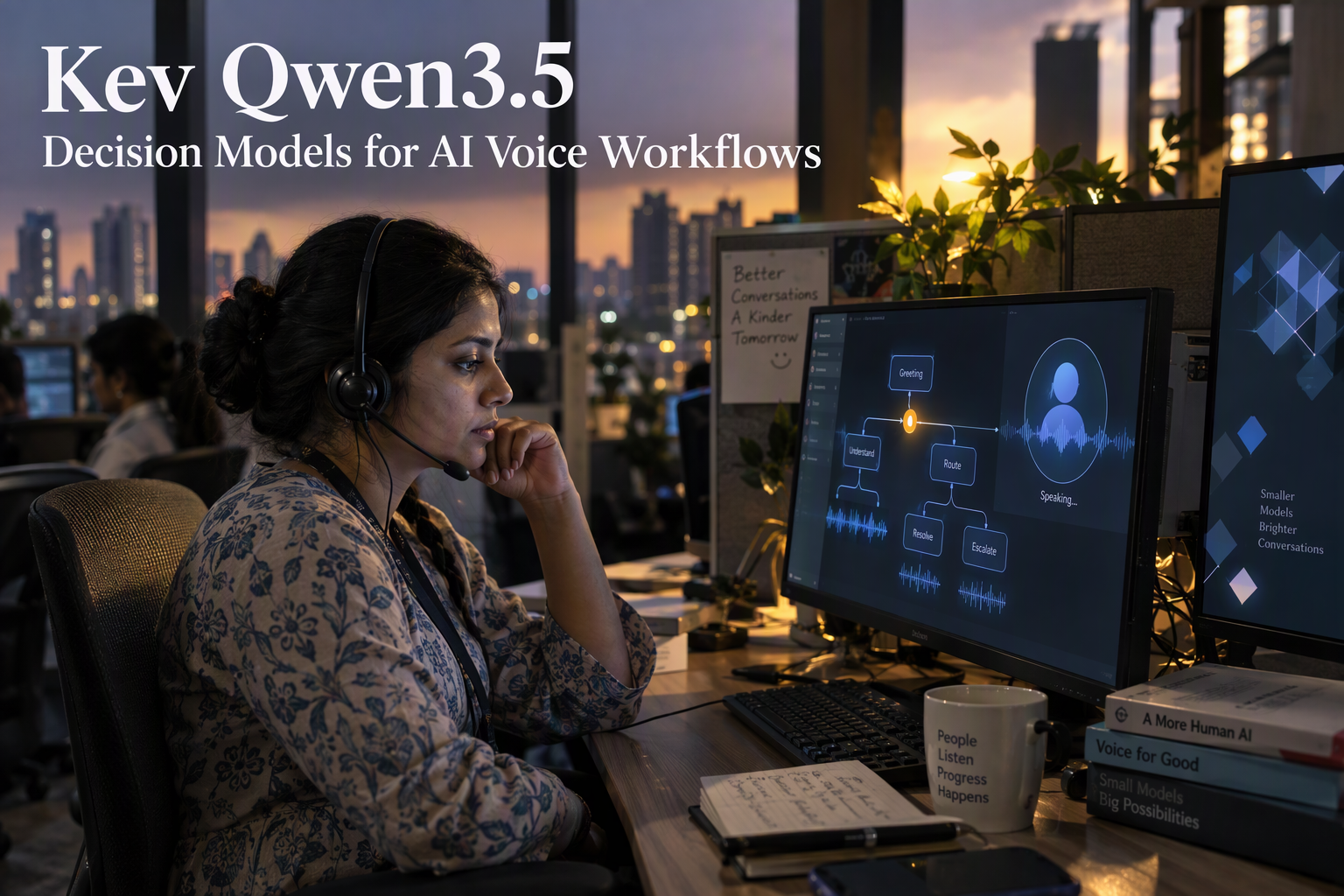Kev Qwen3.5 Decision Models for AI Voice Workflows