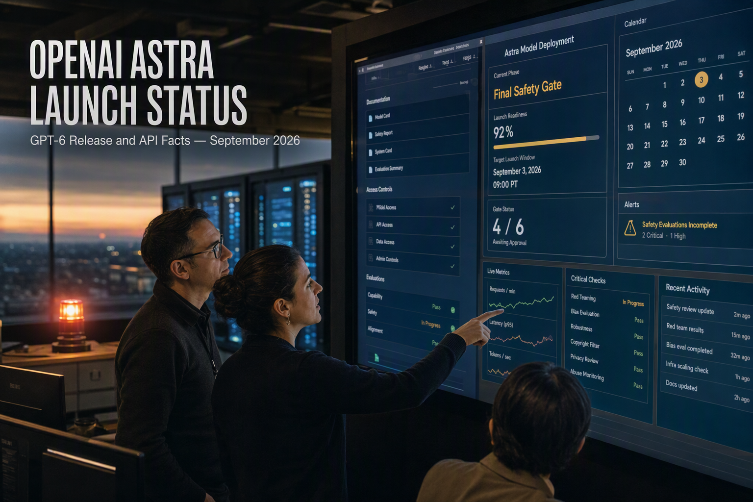OpenAI Astra Launch Status: GPT-6 Release and API Facts for September 2026