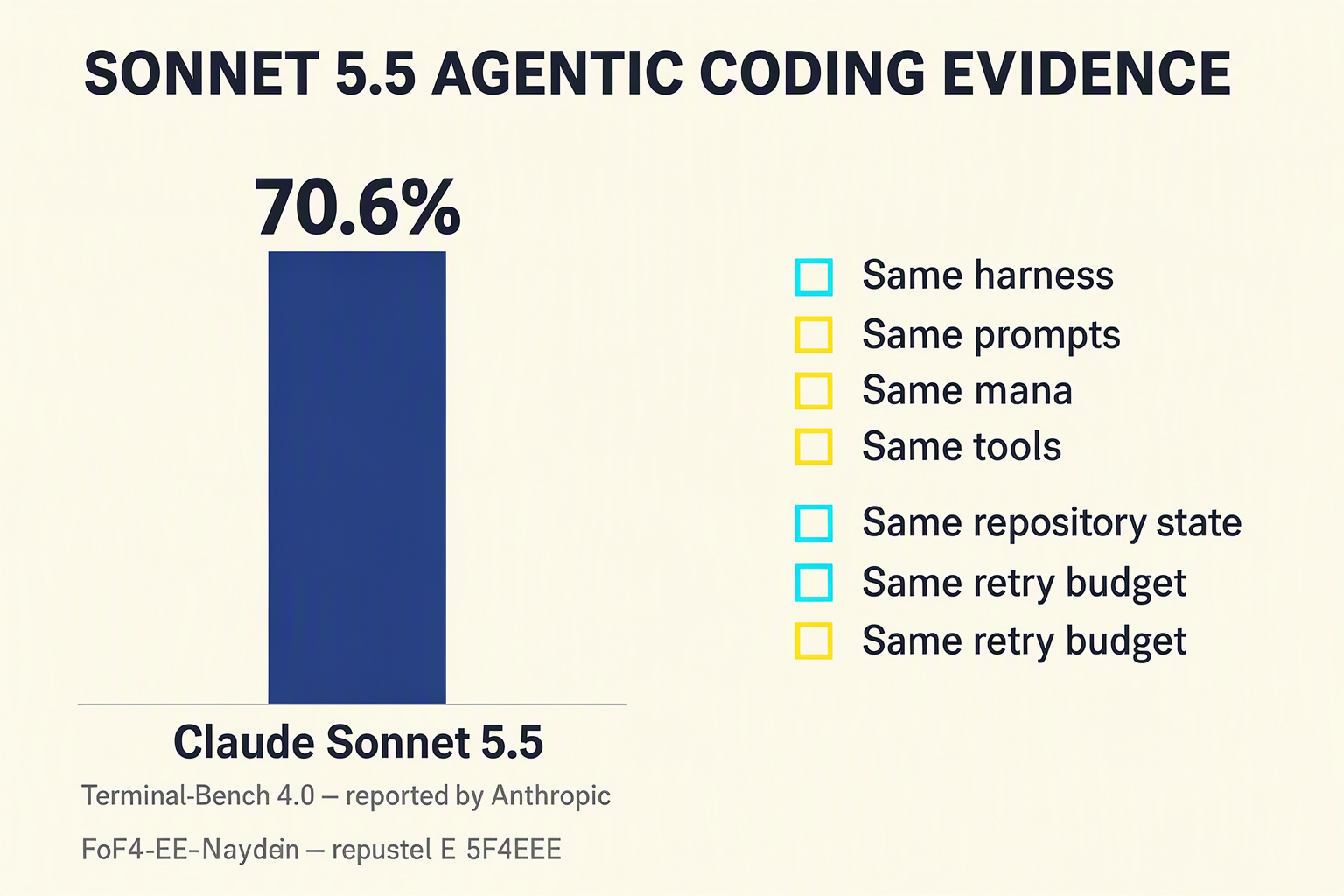 Sonnet 5.5 Terminal-Bench 4.0 score with requirements for valid coding comparisons