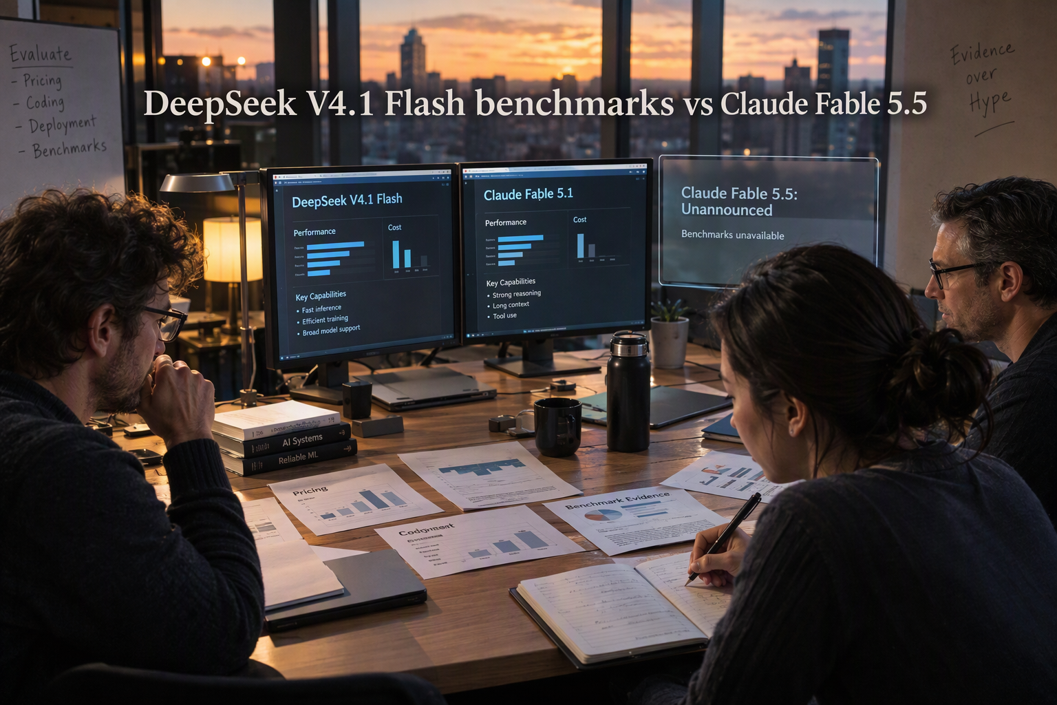 DeepSeek V4.1 Flash benchmarks vs Claude Fable 5.5