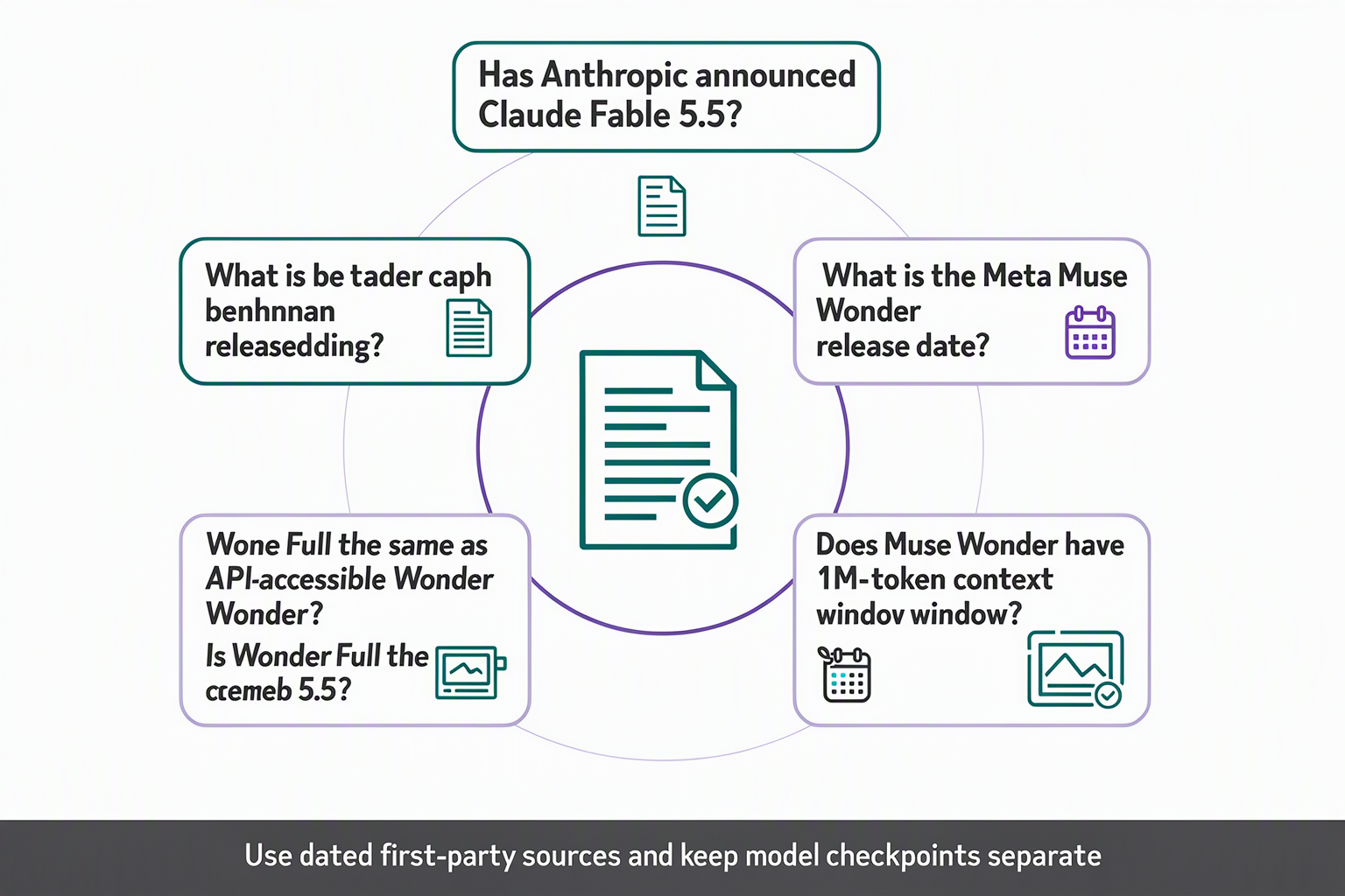 FAQ cards covering Muse Wonder pricing and access plus the unannounced status of Fable 5.5