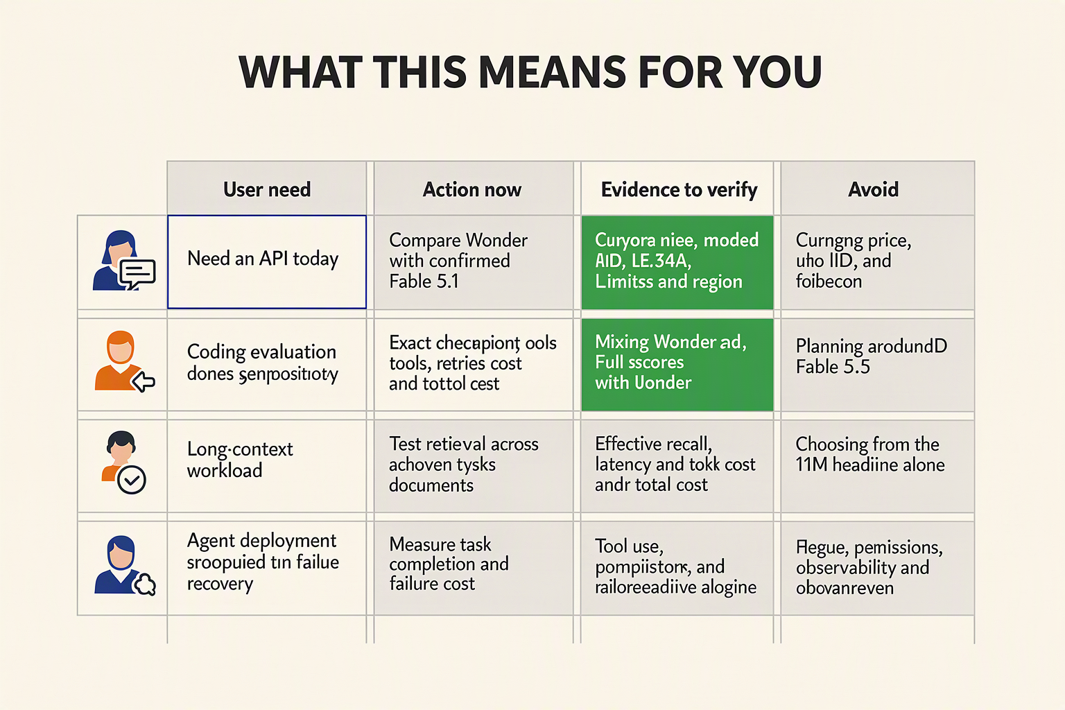 Decision matrix showing practical next steps for developers, enterprises and voice-agent teams