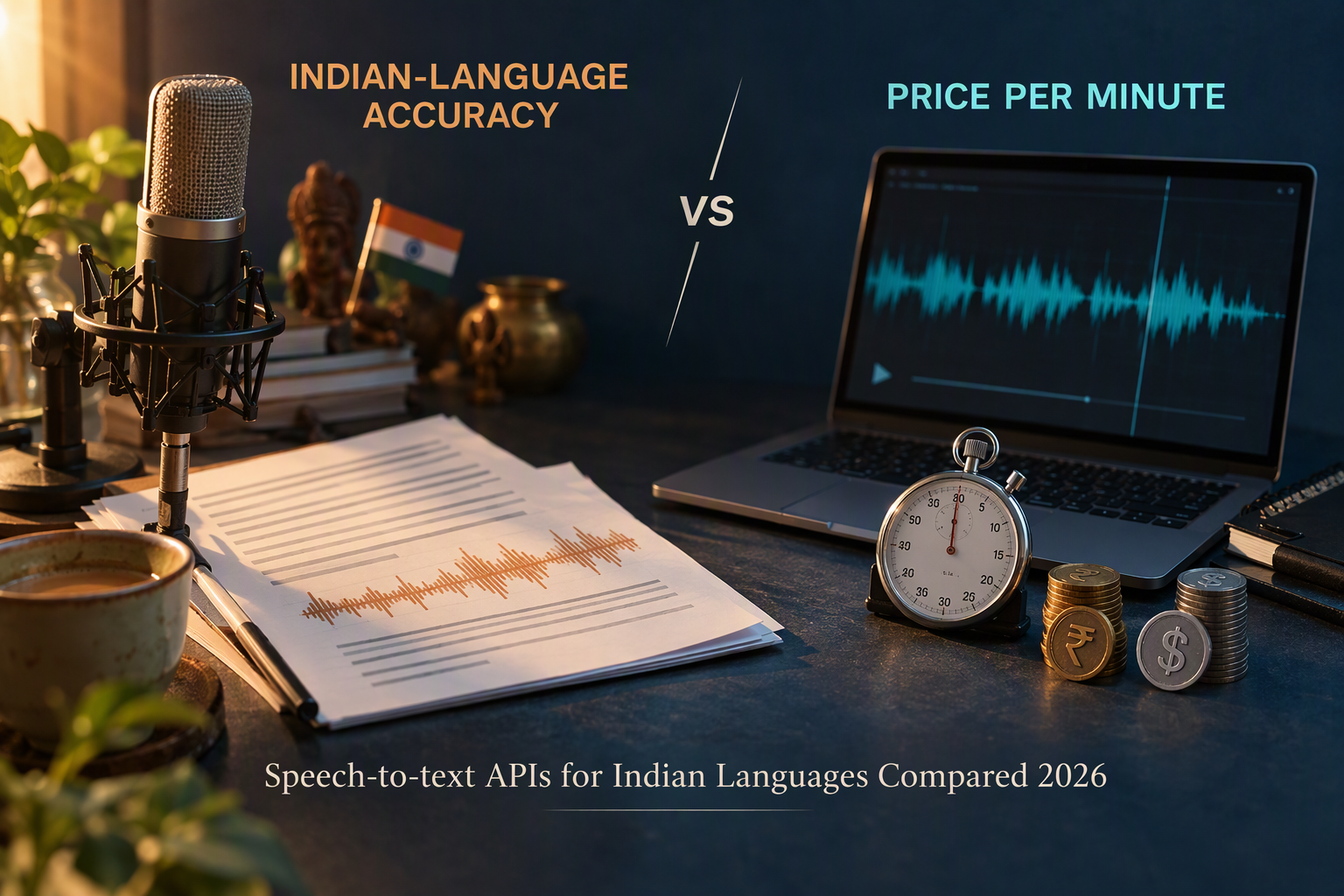 Speech-to-text APIs for Indian Languages Compared 2026